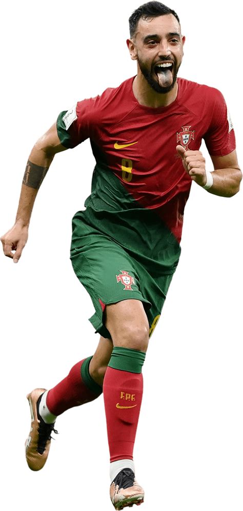 Bruno Fernandes Portugal football render - FootyRenders