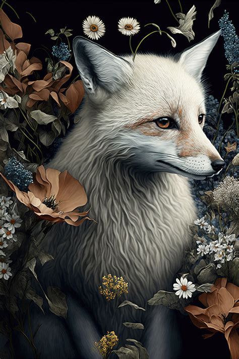 Snow Fox – aiartshop