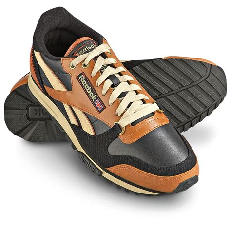 Men's Reebok™ Classic Tech Rugged Athletic Shoes, Black / Brown ...