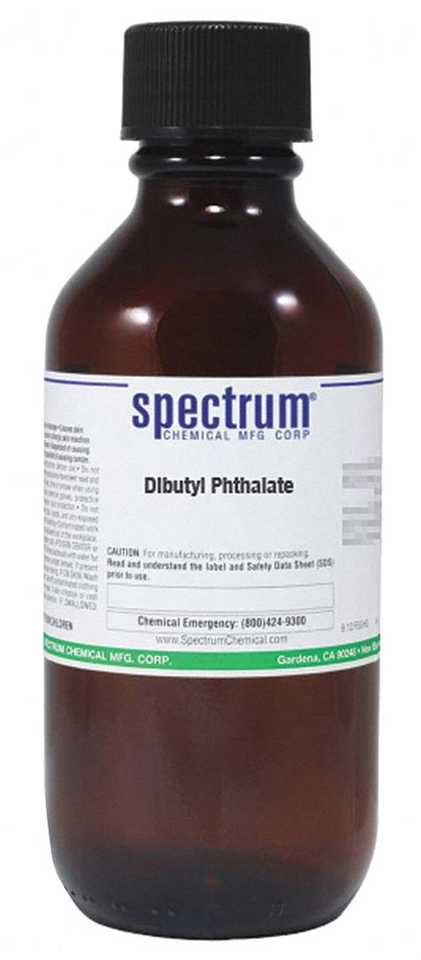 SPECTRUM Dibutyl Phthalate, 500mL - 39G431|DI115-500MLGL51 - Grainger