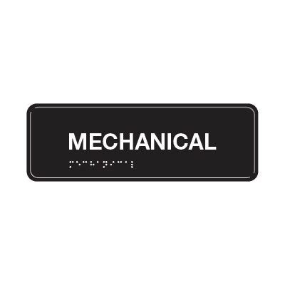 Mechanical - ADA Braille Tactile Signs | Emedco