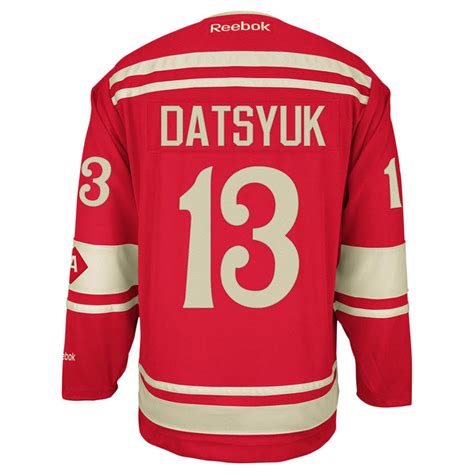 Reebok Mens Pavel Datsyuk Detroit Red Wings Winter Classic Jersey for ...