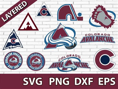 Colorado Avalanche Logo NHL Hockey SVG cut file for cricut | Etsy