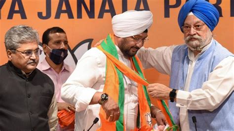 Former President Giani Zail Singh’s grandson Inderjeet Singh joins BJP ...