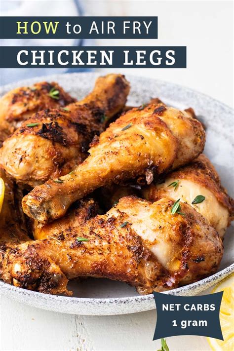 Air Fryer Chicken Legs - Blissfully Low Carb and Keto Recipes