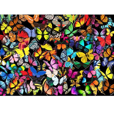 Brain Tree - Unique Butterflies Jigsaw Puzzle 1000 Pieces for Age 14+ Years - letspuzzle.in