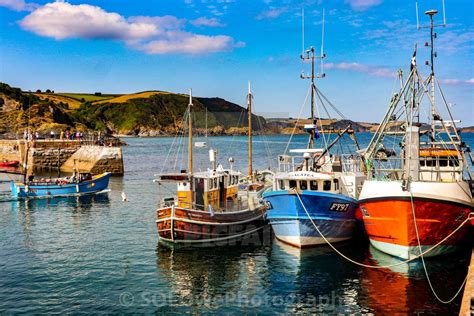 Mevagissey Harbour | Boat painting, River fishing boat, Water boat