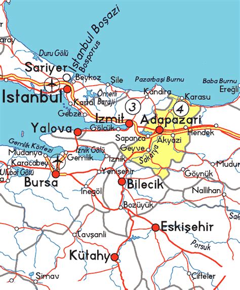 Sakarya Map