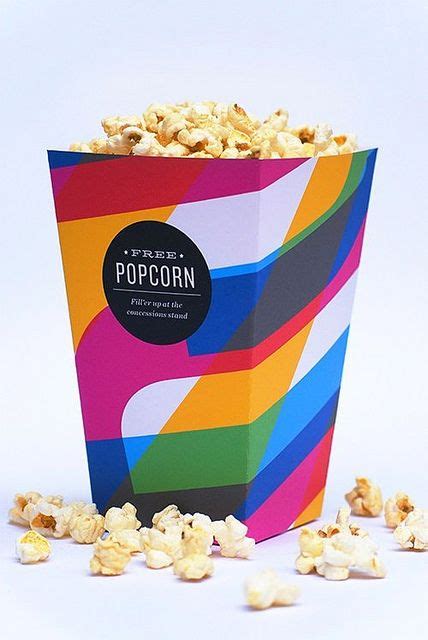 Popcorn | Popcorn packaging, Custom popcorn boxes, Packaging inspiration