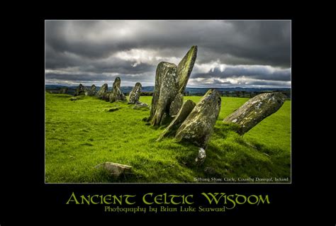 Ancient Celtic Wisdom Poster - Brian Luke Seaward - Inspiration Unlimited