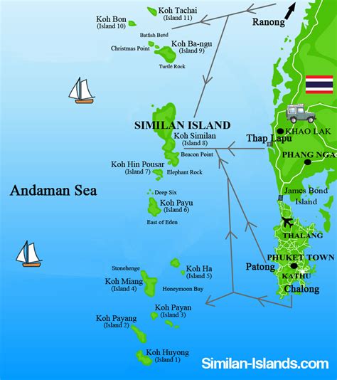 Getting to the Similan Islands | Similan-Islands.com National Park