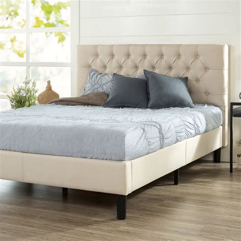 Zinus Misty 42” Upholstered Platform Bed Frame, King - Walmart.com ...