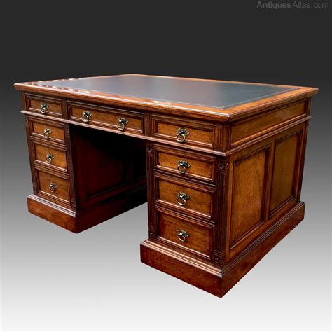 Antique Pollard Oak Partners Desk - Antiques Atlas