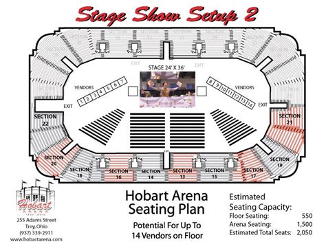 Seating | Hobart Arena | Troy, Ohio