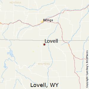 Map Of Lovell Wyoming - Tour Map