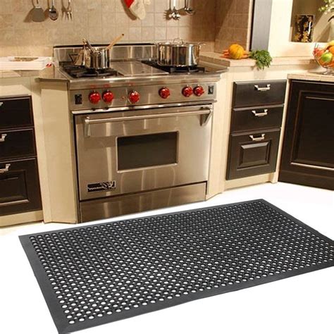 UBesGoo 59" x 35" Anti Fatigue Mat Restaurant Kitchen Floor Mat Anti ...