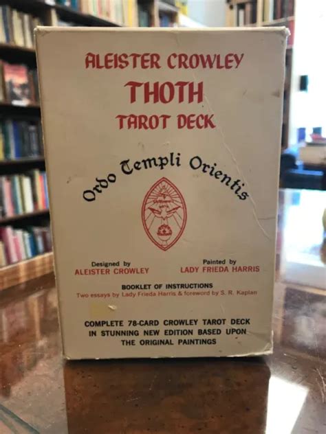 ALEISTER CROWLEY THOTH TAROT DECK Magic VG $96.00 - PicClick