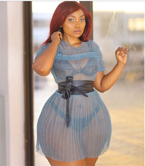 Curvy Tanzanian Model, Sanchi Causes A Stir Online With Her Enormous ...