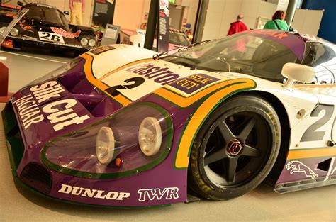 Front axle and lights of the TWR Jaguar 1988 Le Mans car | Flickr