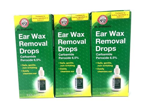 Ear Wax Removal Drops 0.5 oz- pack of 3 - Other Health Care Supplies