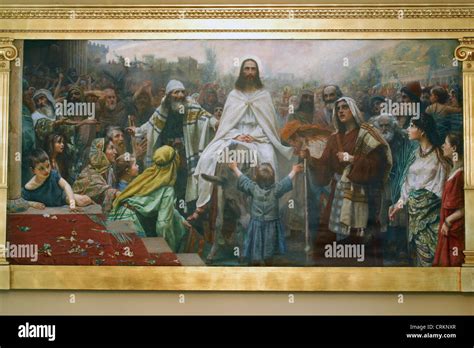 Palm Sunday - Jesus' triumphal entry into Jerusalem Stock Photo - Alamy