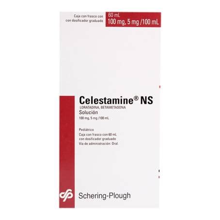 Celestamine NS 100 mg, 5 mg/ 100 ml Solución Pediátrico 60 ml | Sam's Club