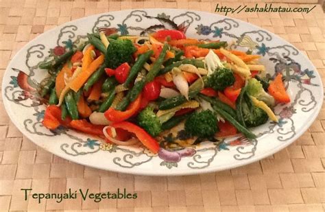 Tepanyaki Vegetables #AshaKhatau #OrientalCuisines #VegetarianRecipes #Epicure | Vegetables ...