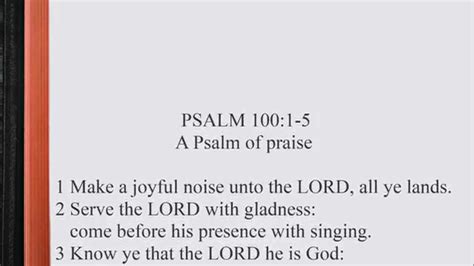 psalm 100 niv - LiviaSebastian