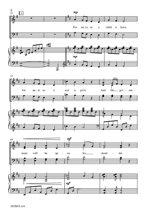 For Unto Us a Child Is Born (SATB ) by PURIF | J.W. Pepper Sheet Music