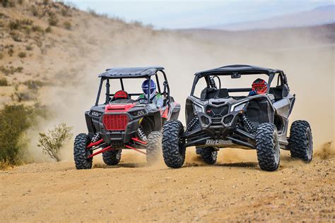 2018 Polaris RZR XP Turbo Dynamix VS Can Am Maverick X3 X RS - Dirt Wheels Magazine