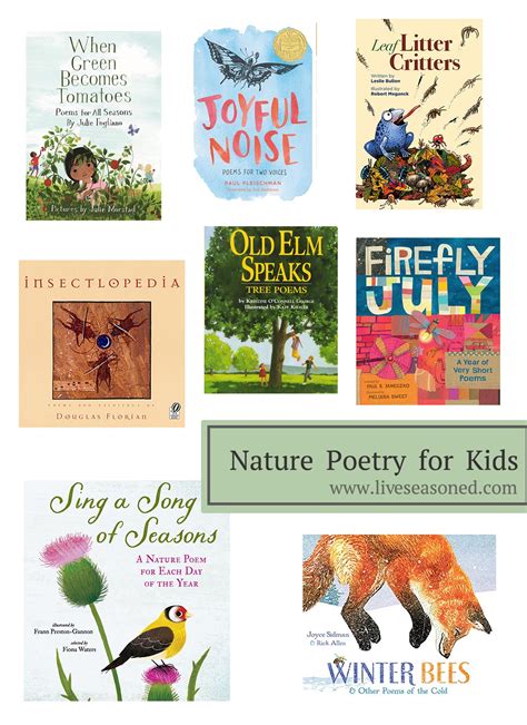 Nature-Focused Poetry Books for Kids