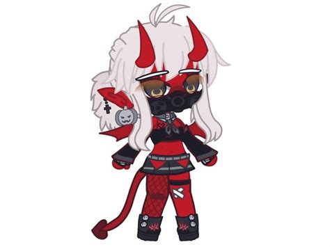 Gacha character idea‼️ Demon oc | Club outfits, Demon, Club design