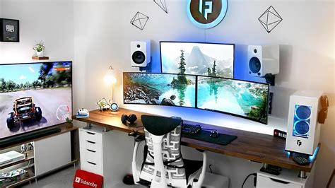 My 2018 BEAST Gaming Setup / Room Tour! - YouTube | ออกแบบบ้าน, อุปกรณ์ไอที