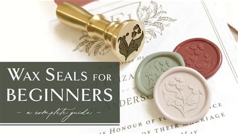 Wax Seal Stamp Kit Sealing Wax Stamp Kit with Extra Wax Set Wedding ...