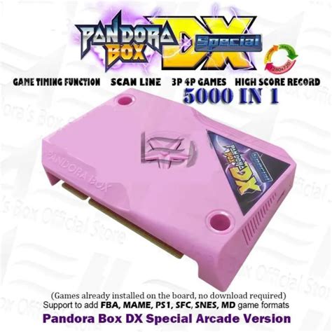 PANDORA BOX DX SPECIAL 5018 Game Arcade JAMMA Version 3P4P 3D HDMI VGA ...