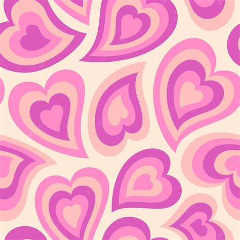 Download Pink Wildflower Heart Pattern Wallpaper | Wallpapers.com