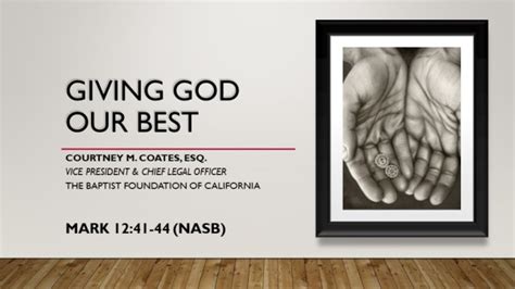 Giving God our Best - Logos Sermons