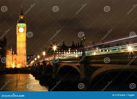 Amazing View of Big Ben at Night Stock Photo - Image of number, icon: 27976456