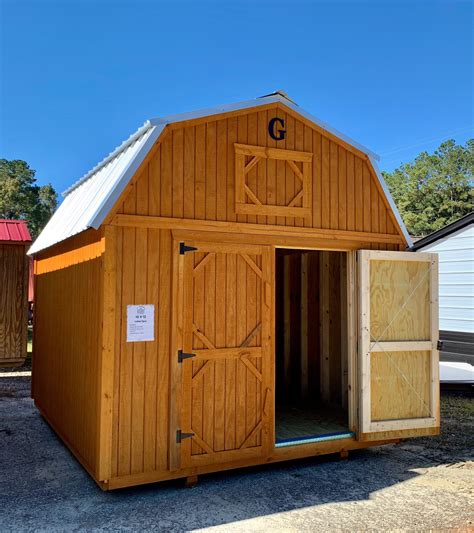 #1 Storage Sheds Charleston SC | Lofted Barn Shed 8 x 12 | Barn Cabin