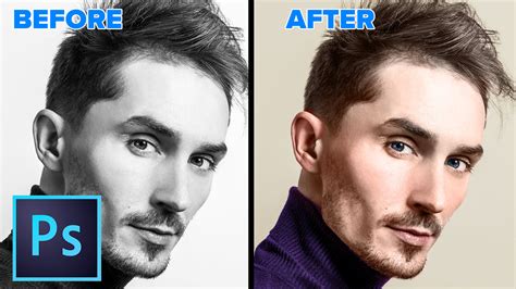 How to Colorize a black and white photo in Photoshop - portrait - PhotoshopCAFE