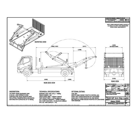 Skip Loader Bi-Fold DS 40 | West-Trans Equipment