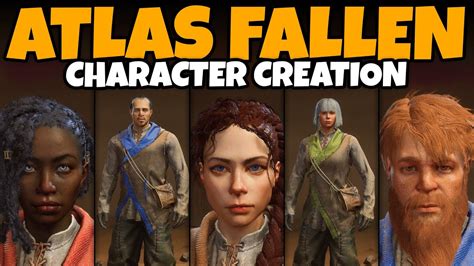 Atlas Fallen Character Creation (Male & Female, Full Customization, All ...