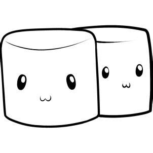 How to draw how to draw marshmallows - Hellokids.com