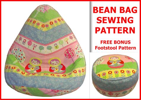 INSTANT DOWNLOAD Kids Bean Bag Sewing Pattern with FREE | Etsy