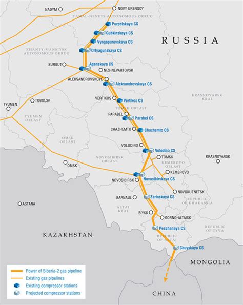 Gazprom announces $2.32bn tender to build gas pipeline to China ...