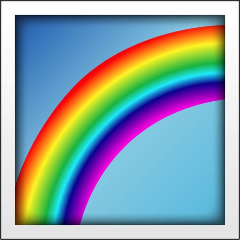 Download Rainbow Emoji Image in PNG | Emoji Island