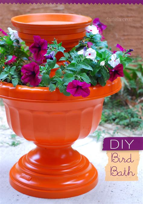 DIY Bird Bath - Mami Talks™ | Diy bird bath, Diy garden projects, Garden projects