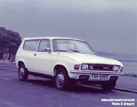 An Austin Allegro Estate car from the 1970s.