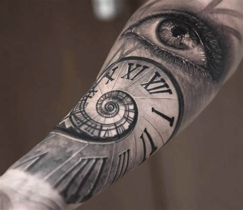 Time tattoo by Niki Norberg | Post 13698