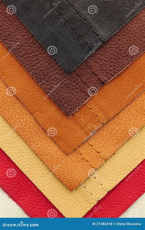 Leather Upholstery Samples Royalty Free Stock Photos - Image: 21382418